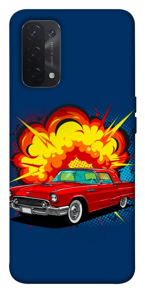 Чехол Retro explosion для Oppo A74 5G