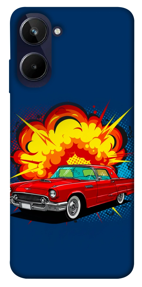Чехол Retro explosion для Realme 10 4G