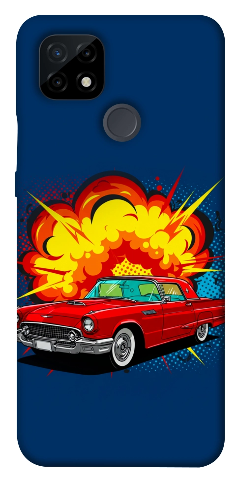 Чехол Retro explosion для Realme C21