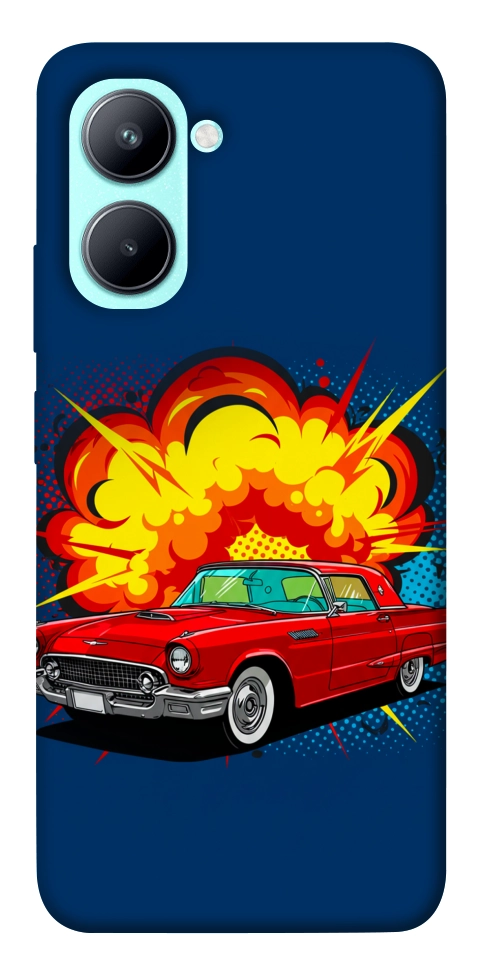 Чехол Retro explosion для Realme C33