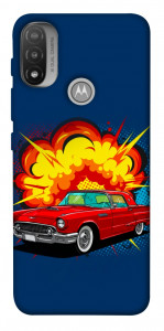Чехол Retro explosion для Motorola Moto E20