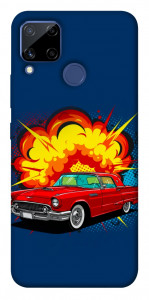Чехол Retro explosion для Realme C15