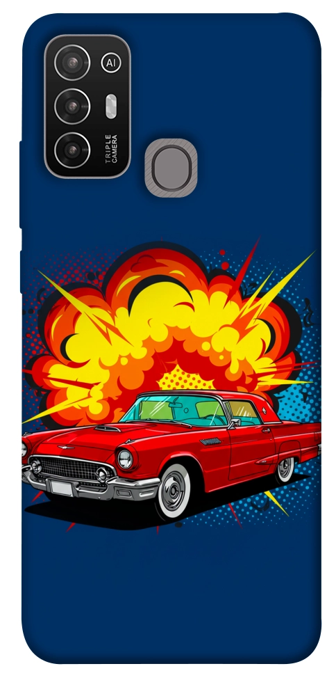 Чехол Retro explosion для ZTE Blade A52