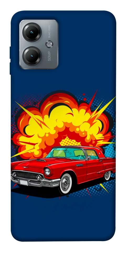 Чехол Retro explosion для Motorola Moto G14