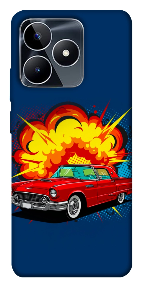 Чехол Retro explosion для Realme C53