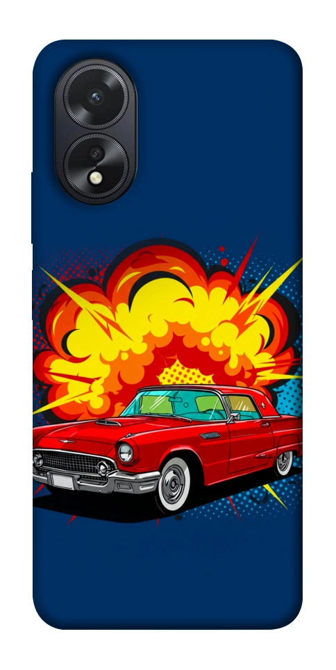 Чехол Retro explosion для Oppo A38