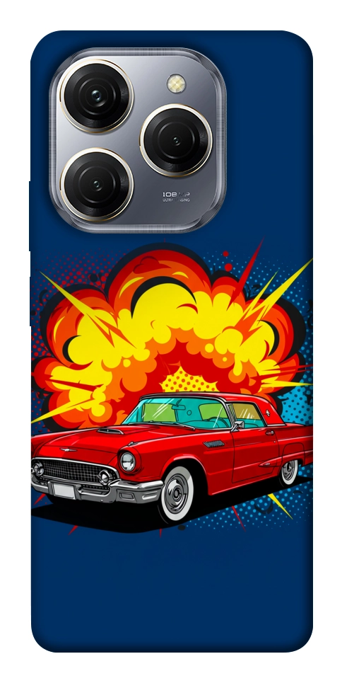Чехол Retro explosion для TECNO Spark 20 Pro