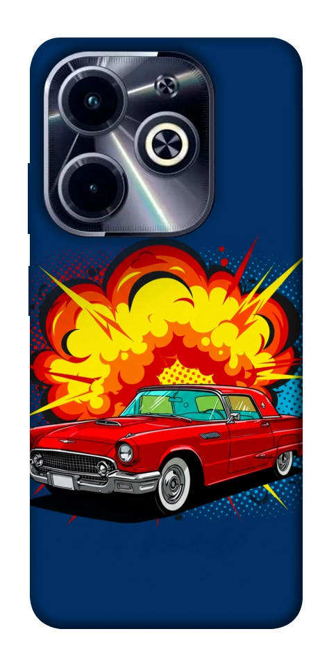 Чехол Retro explosion для Infinix Hot 40i