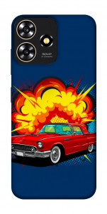 Чехол Retro explosion для ZTE Blade A73 4G