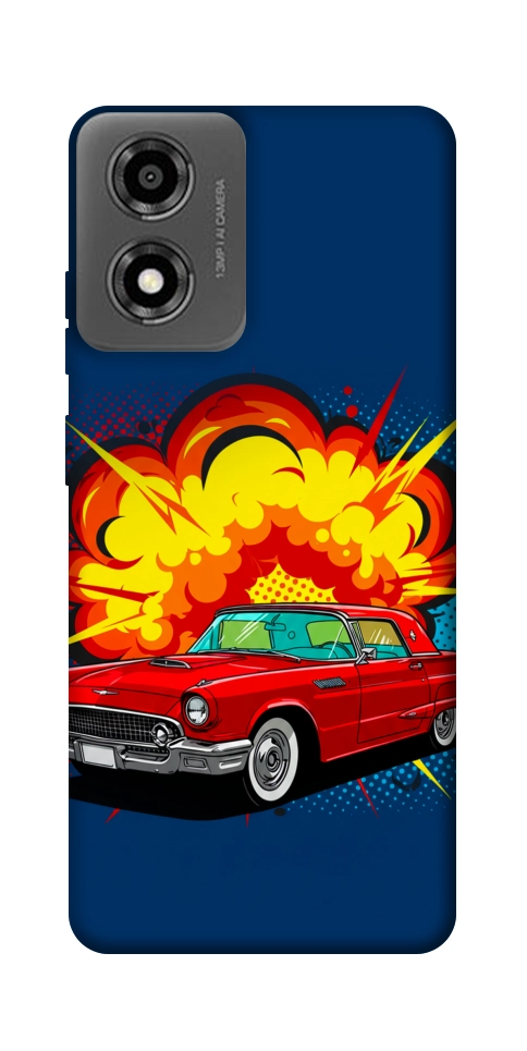 Чехол Retro explosion для Motorola Moto E14