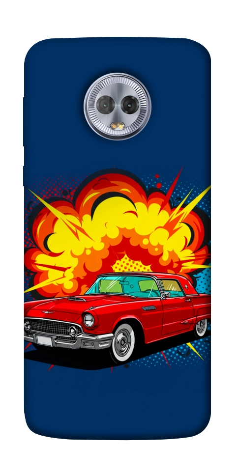 Чохол Retro explosion для Motorola Moto G6 Plus