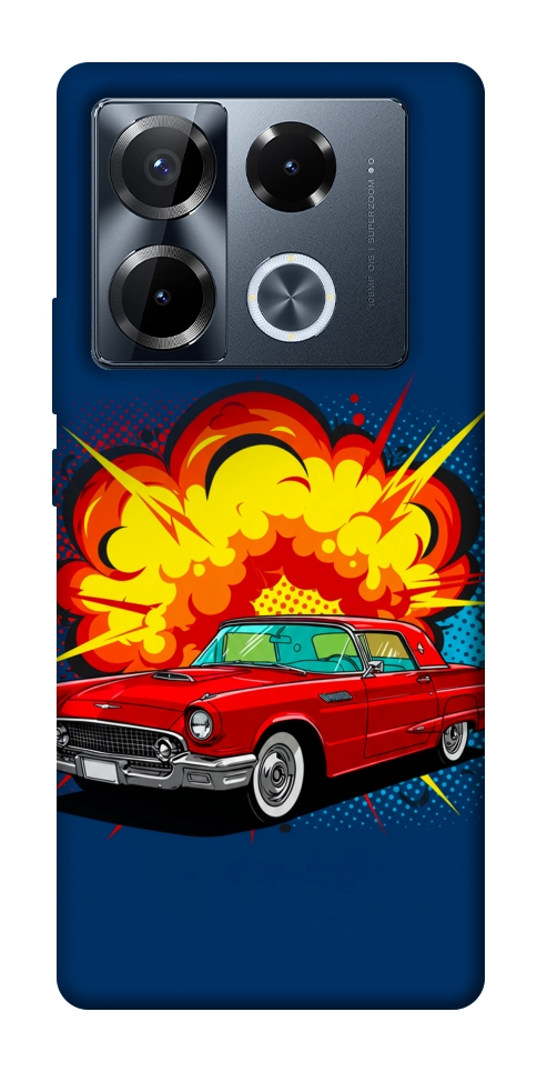 Чехол Retro explosion для Infinix Note 40 Pro 4G