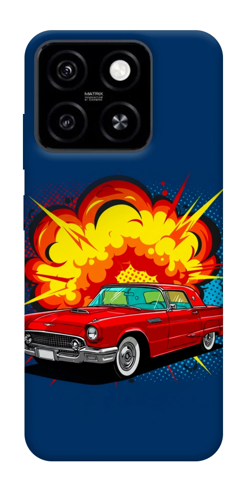Чехол Retro explosion для ZTE Blade A55 4G