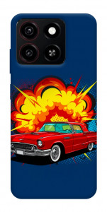 Чехол Retro explosion для ZTE Blade A35 4G