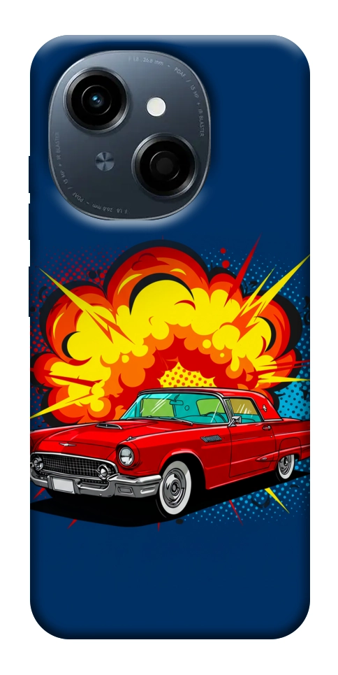 Чехол Retro explosion для TECNO Spark Go 1 (KL4)
