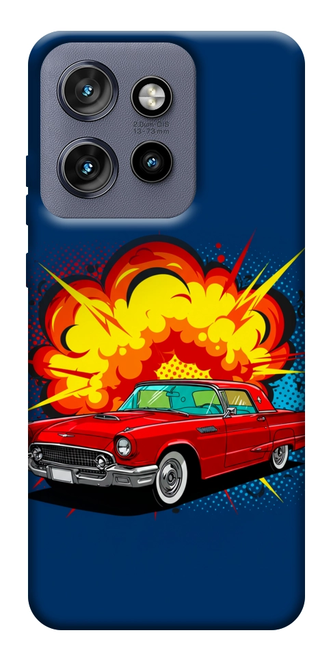 Чехол Retro explosion для Motorola Edge 50 Neo