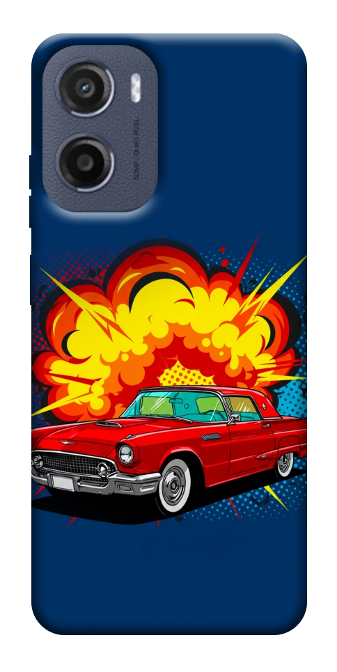 Чехол Retro explosion для Motorola Moto E15