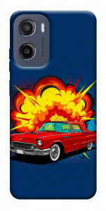 Чехол Retro explosion для Motorola Moto E15