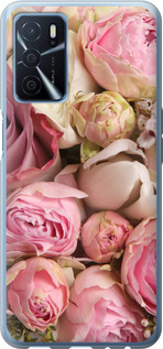 Чехол для Oppo A54s Розы v2 (Розовый)