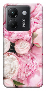 Чохол Pink peonies для Xiaomi Poco M7 Pro 5G