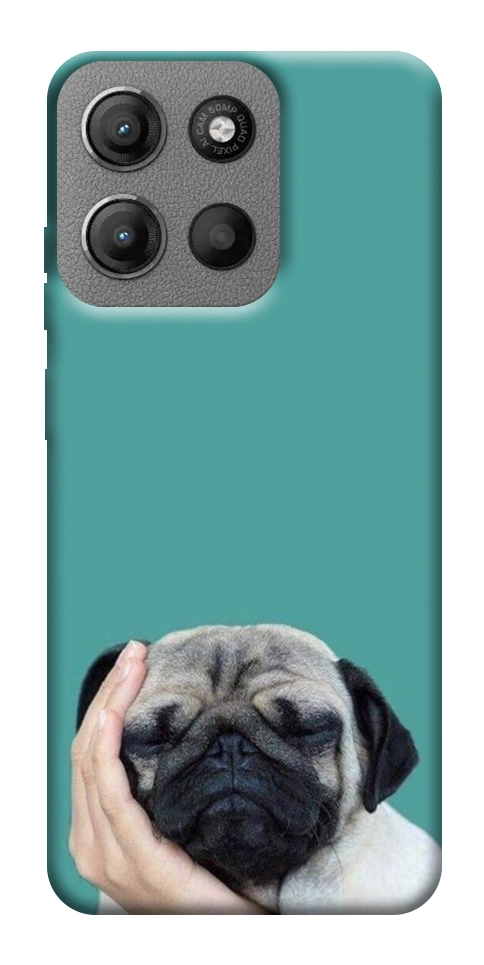 Чохол Сплячий мопс для Motorola Moto G15 4G