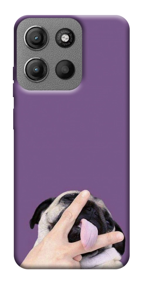 Чохол Мопс для Motorola Moto G15 4G