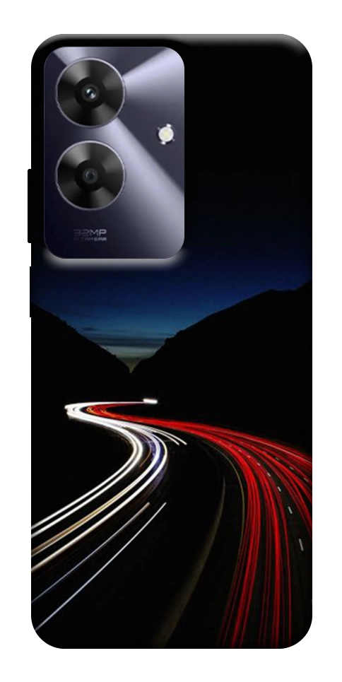 Чохол Червоно-біла дорога для Realme Note 60