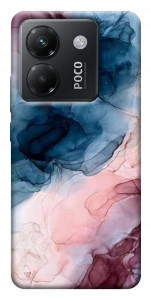 Чохол Рожево-блакитні розводи для Xiaomi Poco M7 Pro 5G