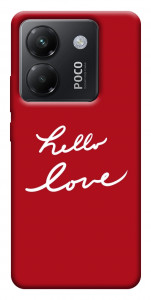 Чохол Hello love для Xiaomi Poco M7 Pro 5G