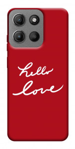 Чохол Hello love для Motorola Moto G15 4G