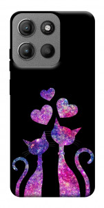 Чохол Космічні коти для Motorola Moto G15 4G