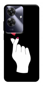 Чохол Серце в руці для Realme Note 60