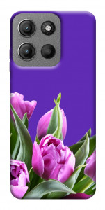 Чохол Тюльпани для Motorola Moto G15 4G