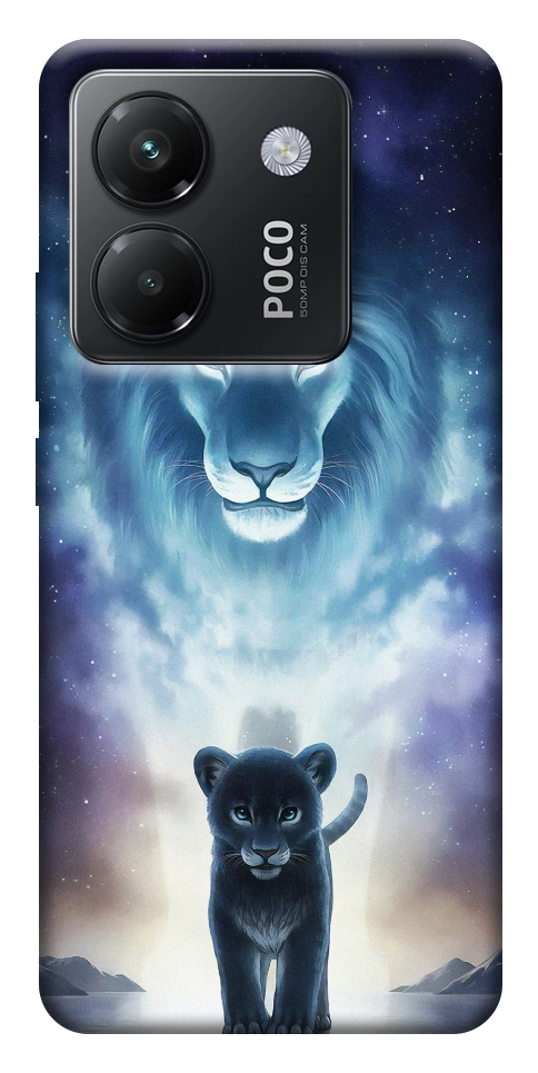 Чехол Львы для Xiaomi Poco M7 Pro 5G
