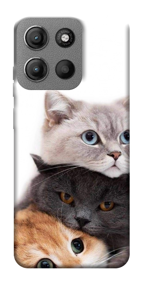 Чохол Три коти для Motorola Moto G15 4G