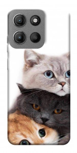 Чохол Три коти для Motorola Moto G15 4G