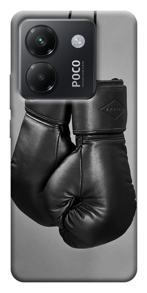 Чохол Чорні боксерські рукавички для Xiaomi Poco M7 Pro 5G