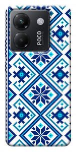 Чохол Синя вишиванка для Xiaomi Poco M7 Pro 5G
