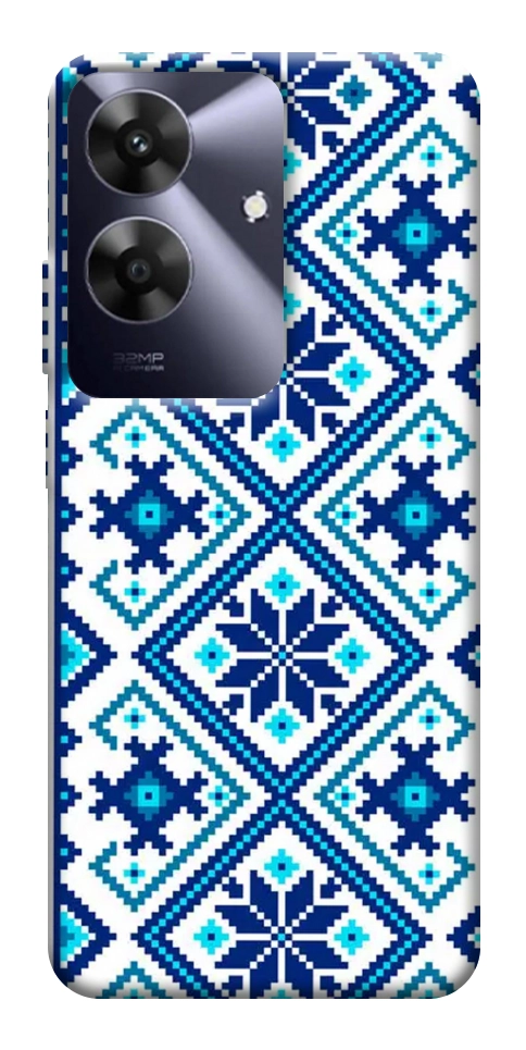 Чохол Синя вишиванка для Realme Note 60