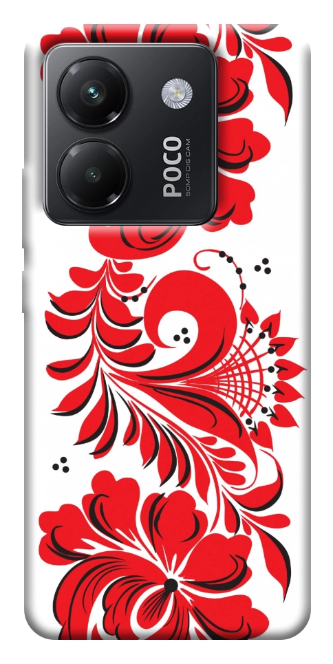 Чохол Червона вишиванка для Xiaomi Poco M7 Pro 5G