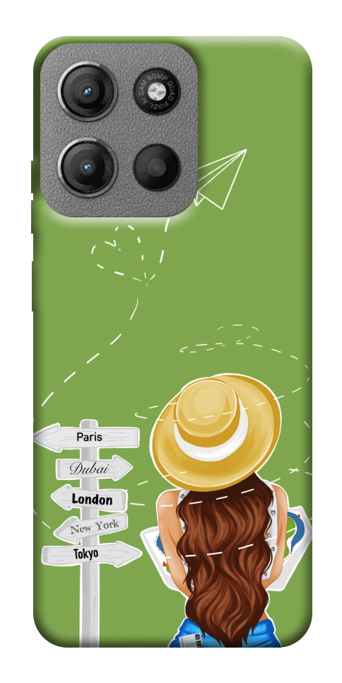 Чохол Travel girl для Motorola Moto G15 4G