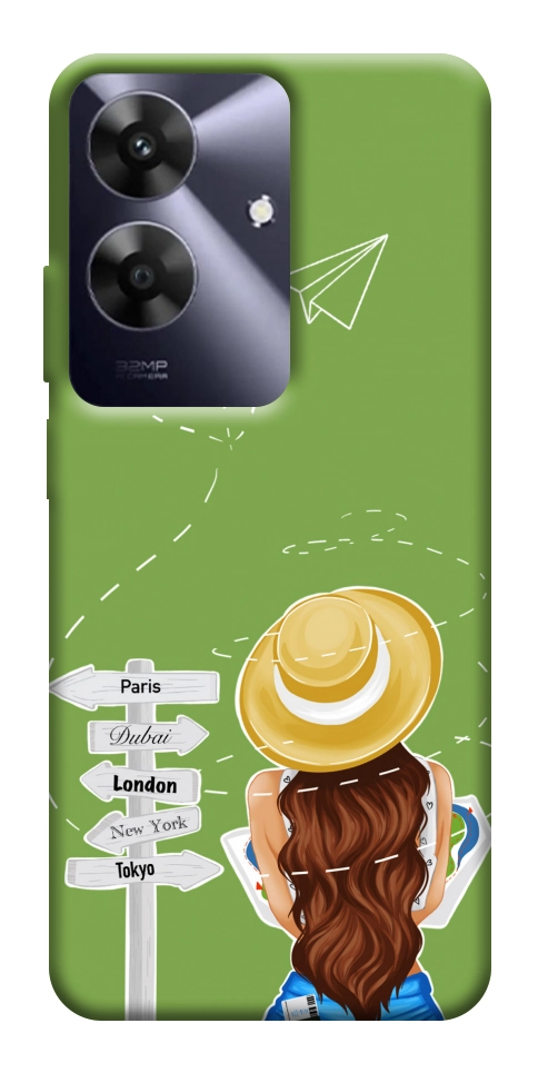 Чохол Travel girl для Realme Note 60