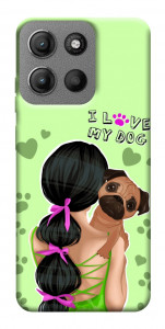 Чохол Love my dog для Motorola Moto G15 4G