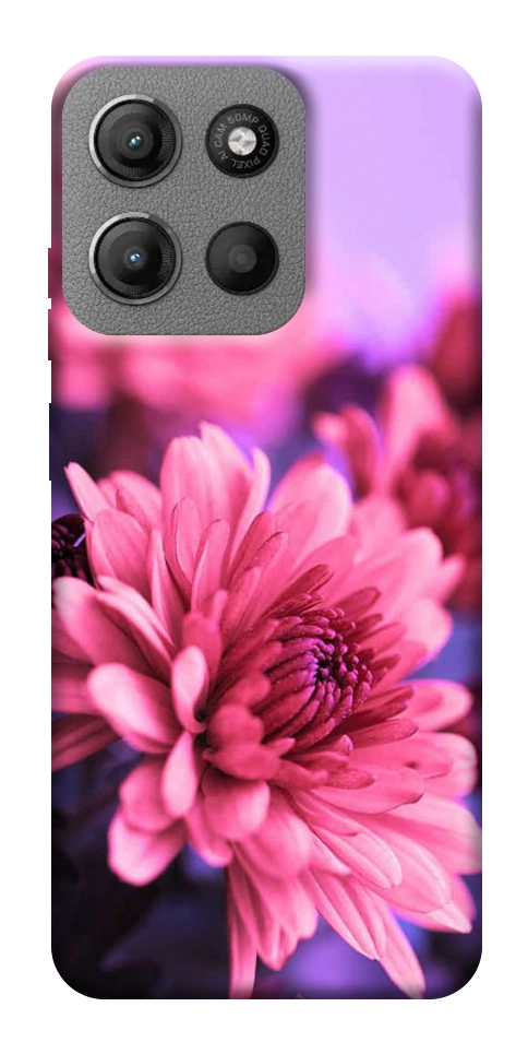 Чехол Нежная хризантема для Motorola Moto G15 4G