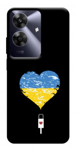 Чохол З Україною в серці для Realme Note 60