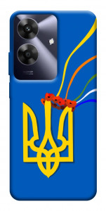 Чохол Квітучий герб для Realme Note 60