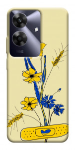 Чохол Українські квіточки для Realme Note 60