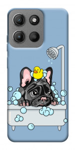 Чохол Dog in shower для Motorola Moto G15 4G