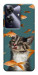 Чохол Cat with fish для Realme Note 60