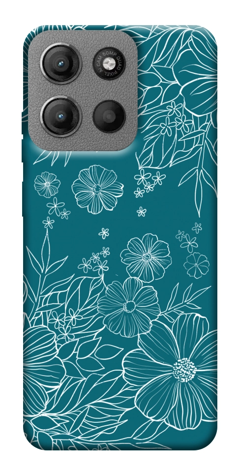 Чехол Botanical illustration для Motorola Moto G15 4G